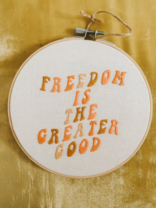 freedom embroidery hoop
